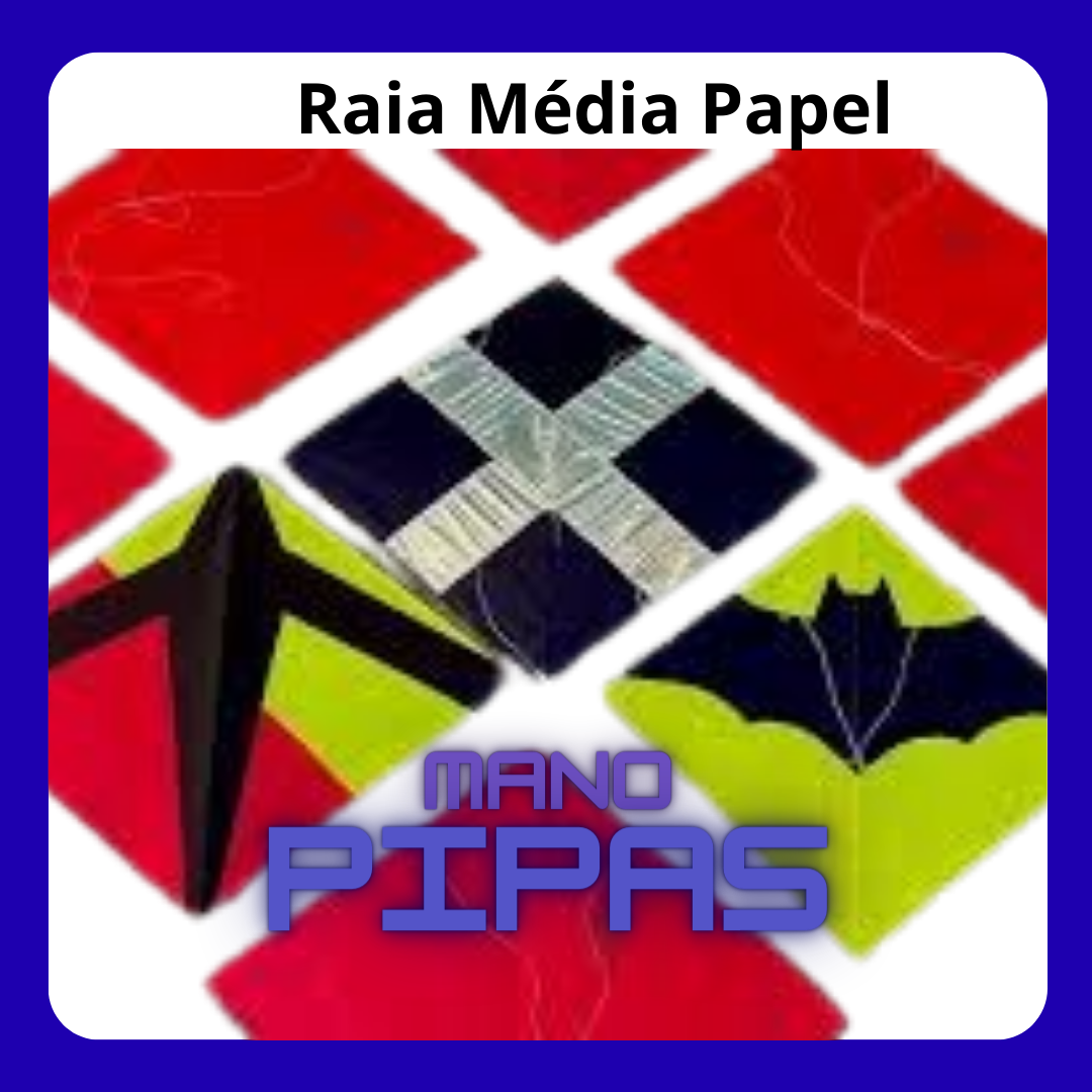 Raia *Média Papel* (38X38) com 25 unidades no pacote