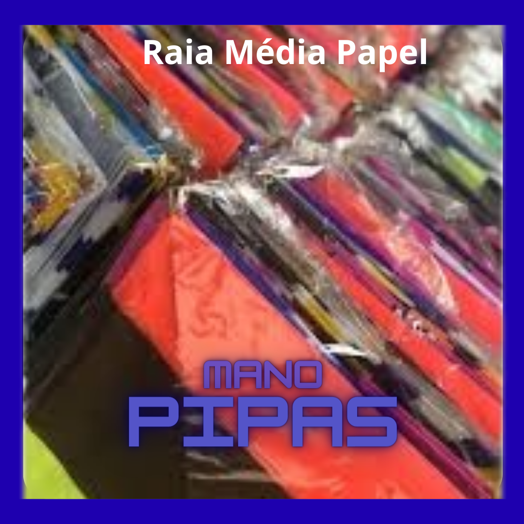 Raia *Média Papel* (38X38) com 25 unidades no pacote