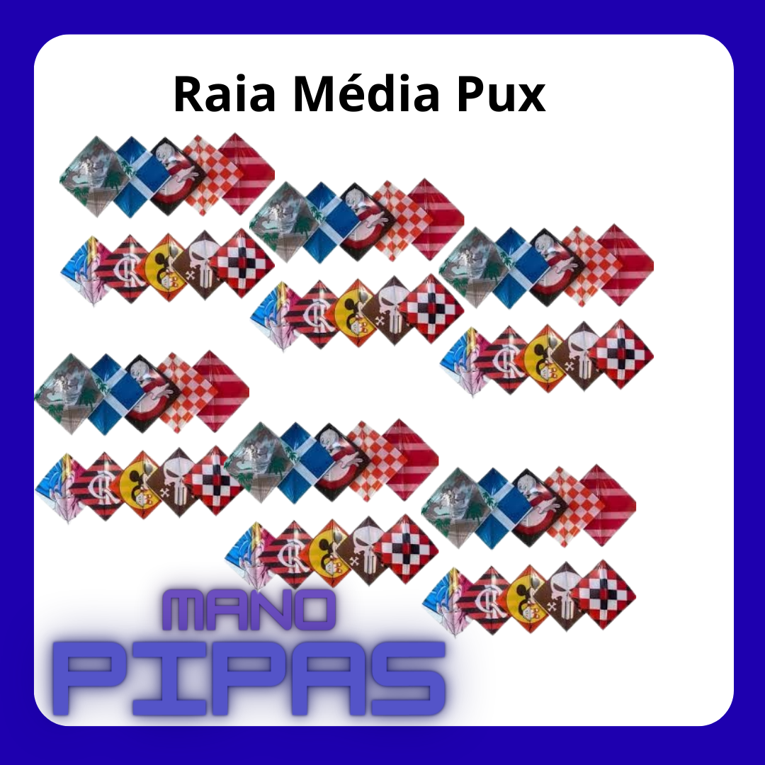 Raia Média *Pux 38X38* com 25 unidades