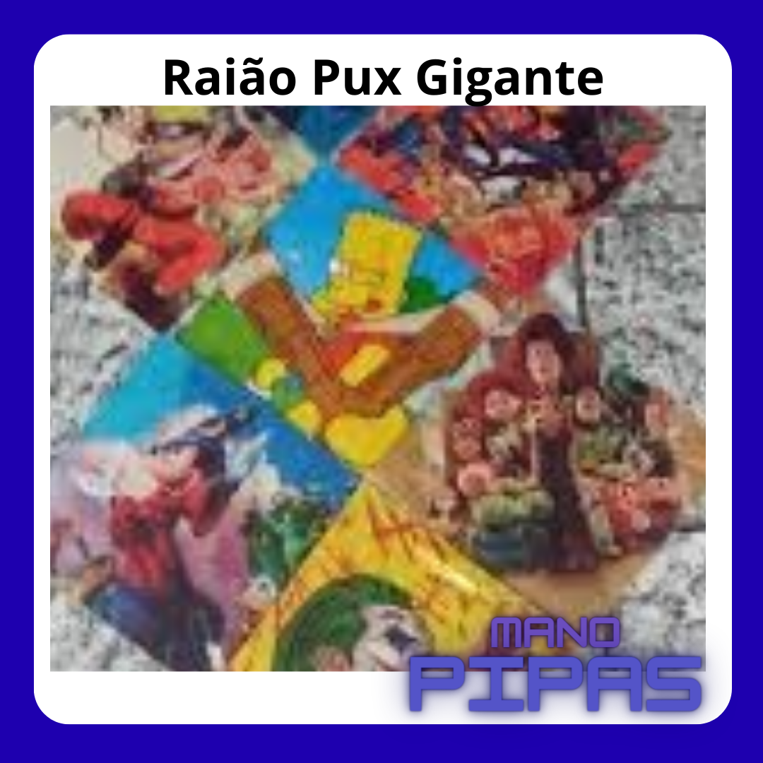 Raião *Pux Gigante* *( 62X62 )*, estampas Vazadas, e pacote com 10 unidades