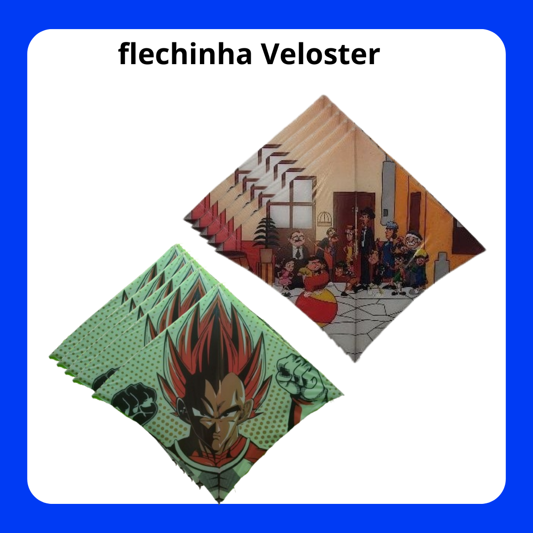 Flechinha *Veloster* com 20 unidades no pacote
