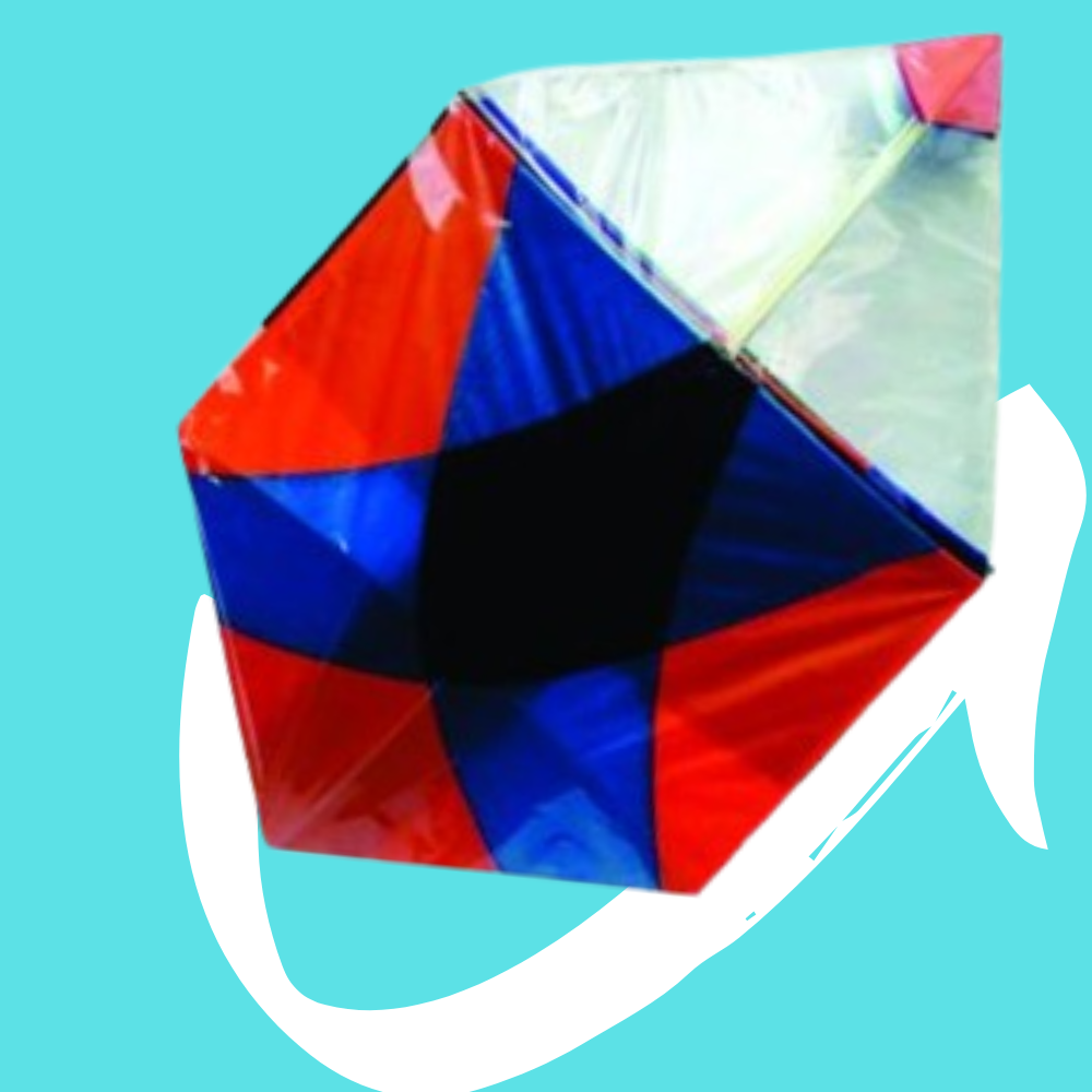 Pct c/10 unds de Pipa Bicudo 60cm Médio Papel c/rabiola