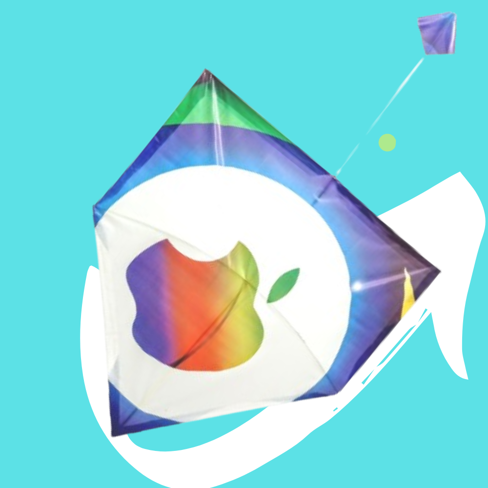 Pct c/10 unds de Pipa Bicudo 60cm Médio Plástico c/rabiola