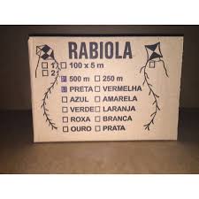 Rabiola Padrão Preta 500mts