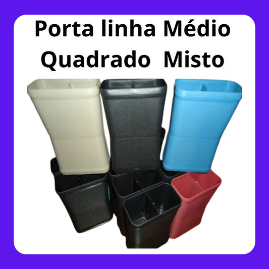 Porta linha *médio quadrado* com 12 unidades