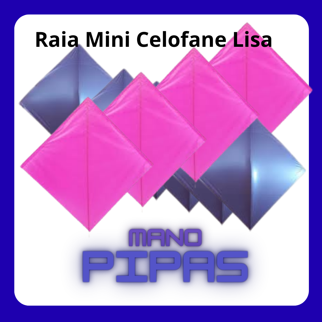 Raia Mini *Celofane Lisa* (30X30) com 20 unidades