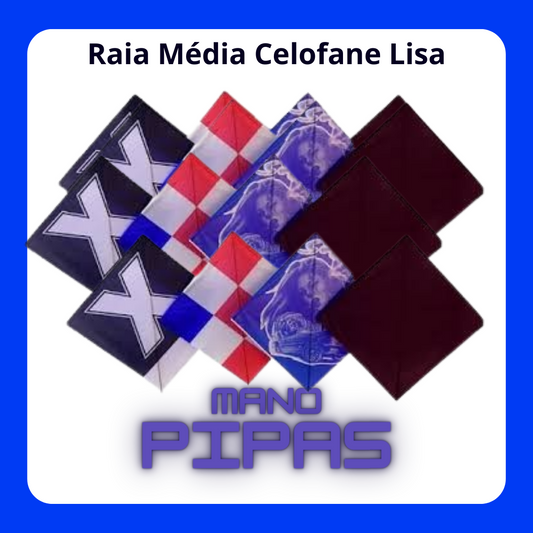 Raia *Pequena Papel* (34x34) com 50 unidades no pacote