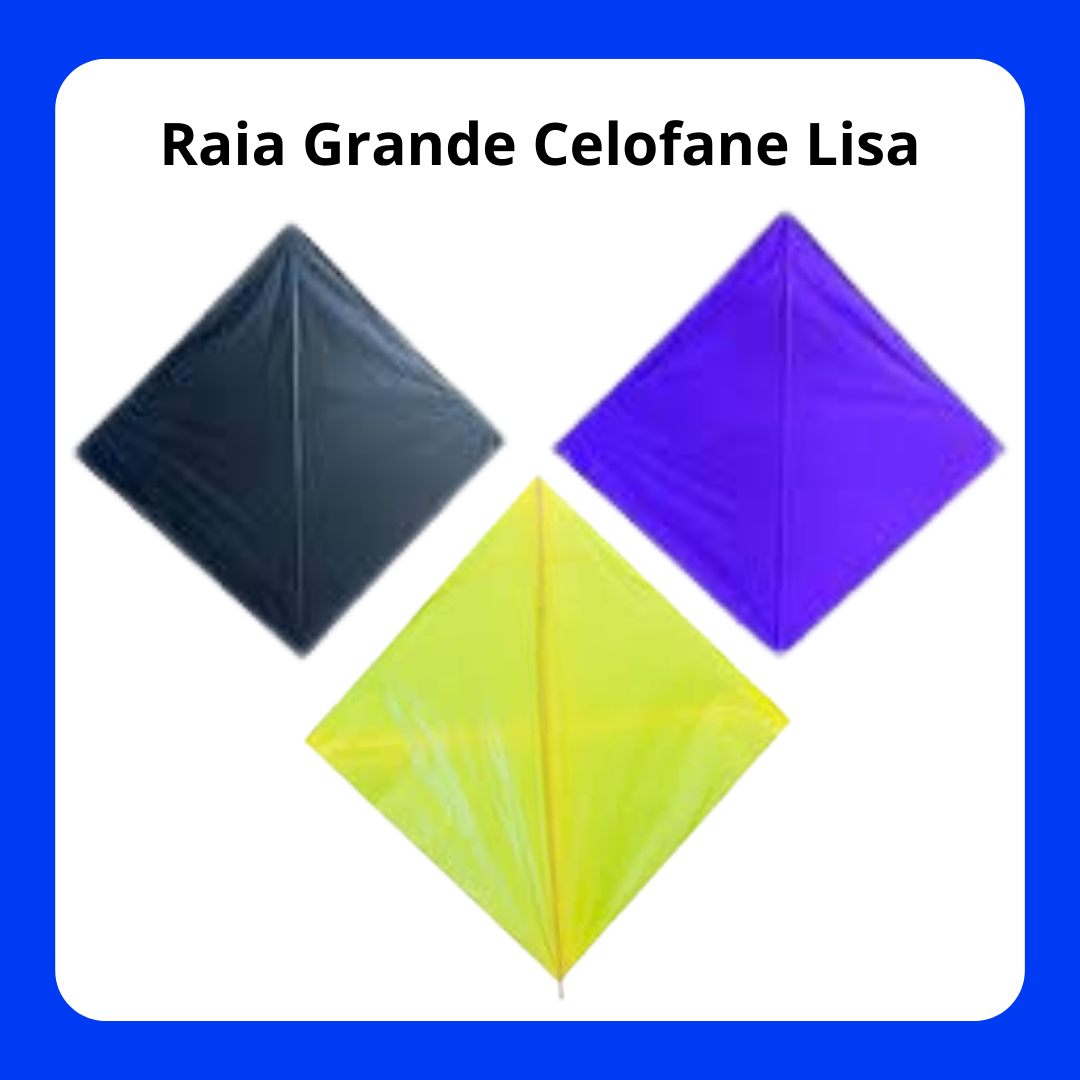 Raia *Grande Celofane Lisa* ( 48X48 ) (Fibra x Fibra) com 20 unidades