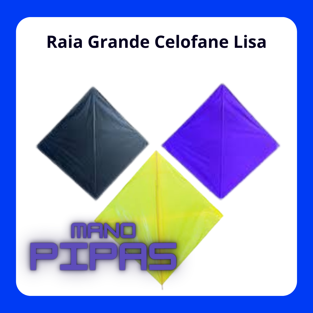 Raia *Grande Celofane Lisa* ( 48X48 ) (Fibra x Fibra) com 20 unidades