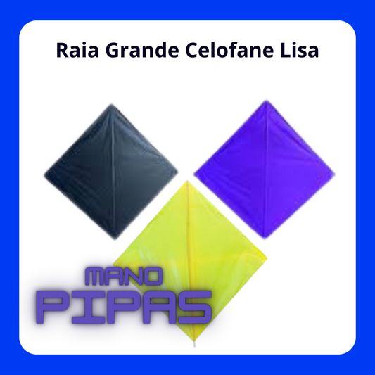 Raia *Grande Celofane Lisa* ( 48X48 ) (Fibra x Fibra) com 20 unidades