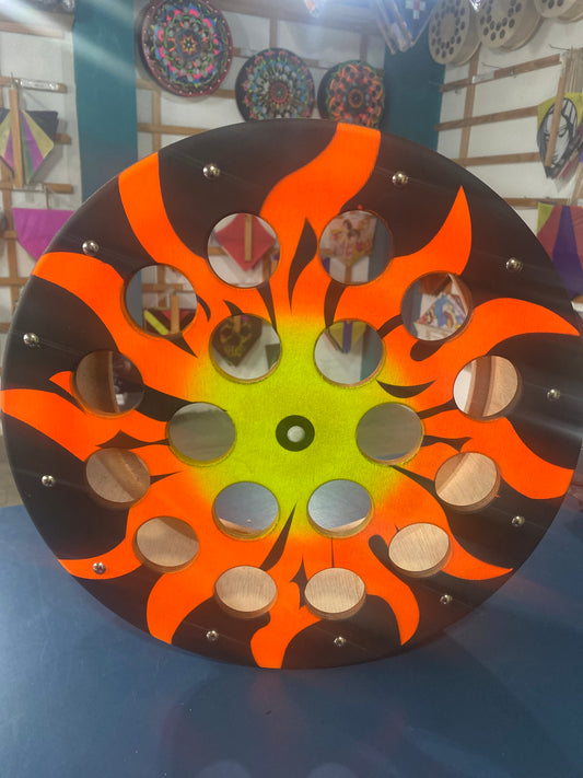 Carretilha 16" Madeira Graffitada