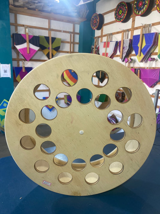 Carretilha 18"  de Madeira Lisa