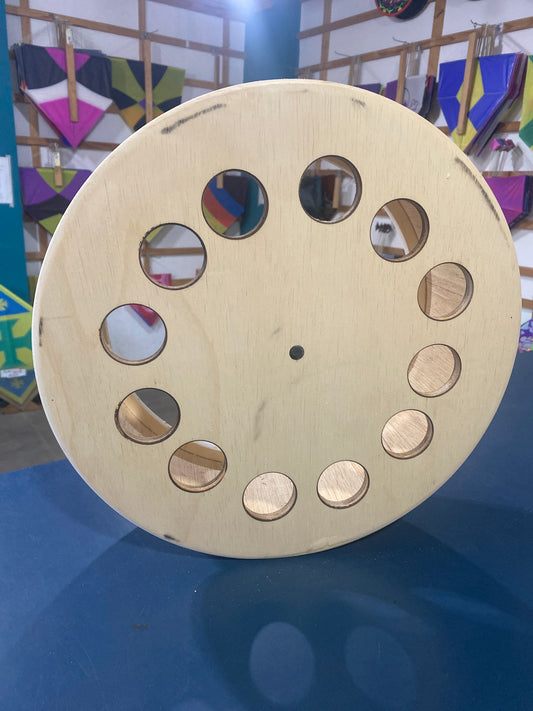 Carretilha 16" de Madeira Lisa