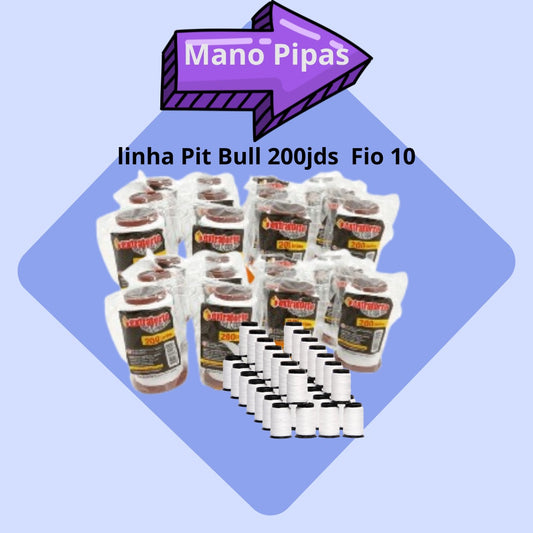 Pct c/12 unds de Linha Pit Bull 200 jds